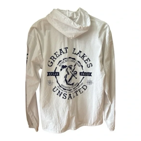 Great Lakes Unsalted 100% Cotton Zip Jacket – NWT - Picture 2 of 2